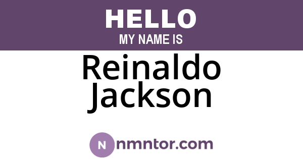 Reinaldo Jackson