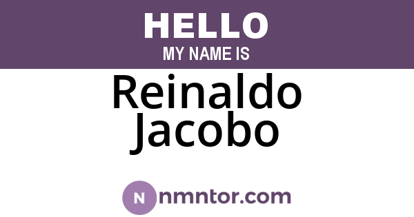 Reinaldo Jacobo