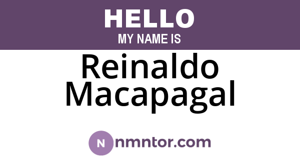 Reinaldo Macapagal