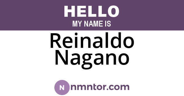 Reinaldo Nagano