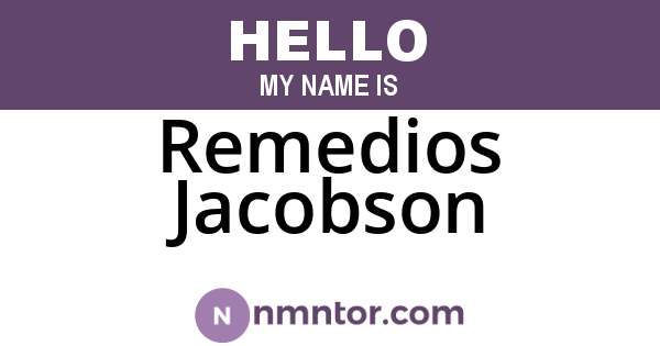 Remedios Jacobson