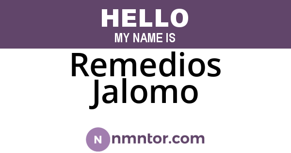 Remedios Jalomo