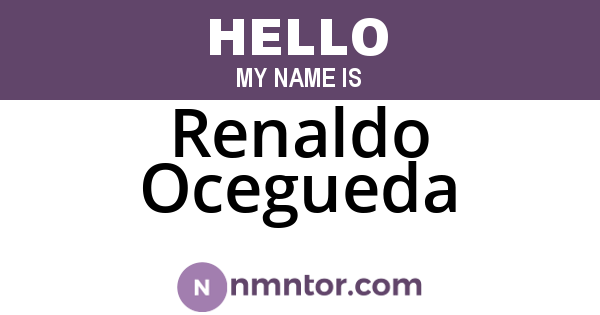 Renaldo Ocegueda