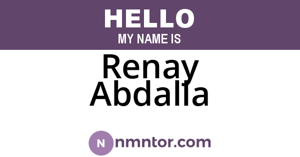 Renay Abdalla
