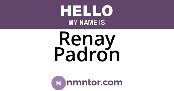 Renay Padron