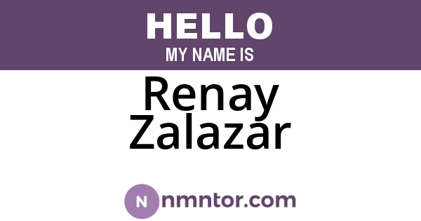 Renay Zalazar