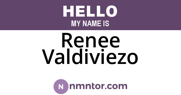 Renee Valdiviezo