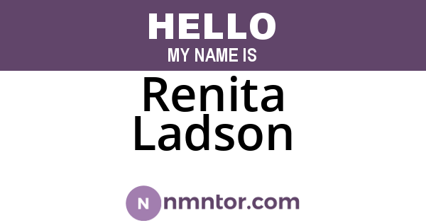 Renita Ladson