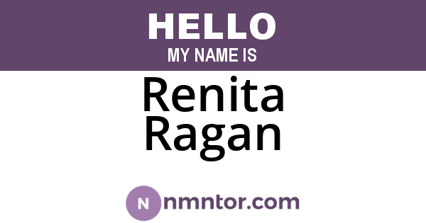 Renita Ragan