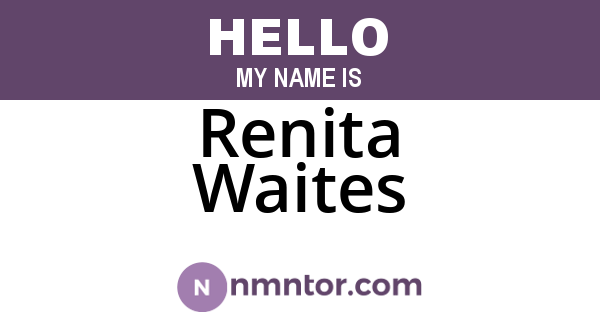 Renita Waites