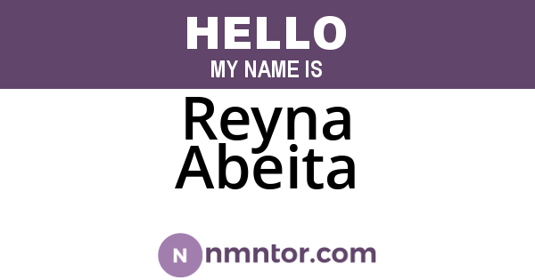 Reyna Abeita
