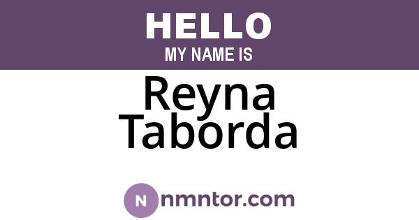 Reyna Taborda