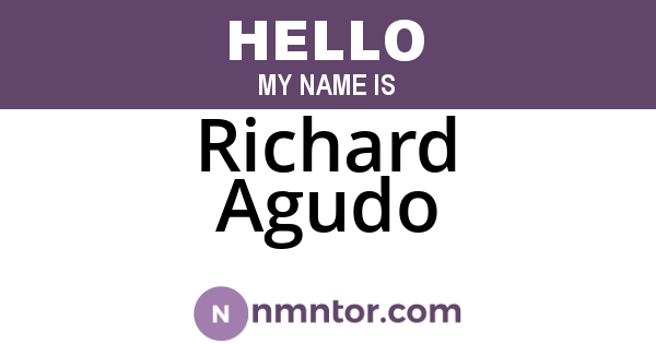 Richard Agudo