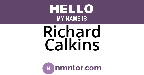 Richard Calkins