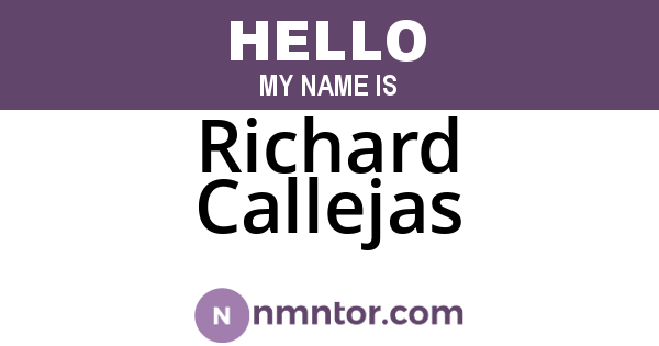 Richard Callejas
