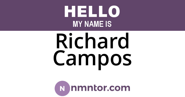 Richard Campos