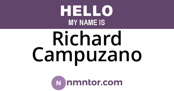 Richard Campuzano