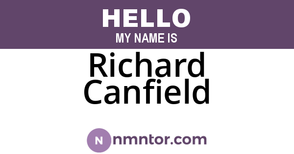Richard Canfield