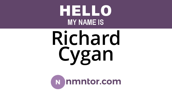 Richard Cygan