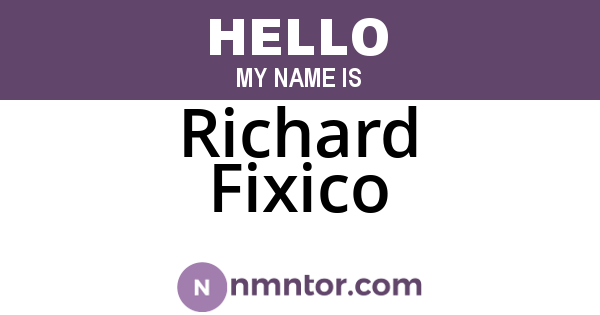 Richard Fixico