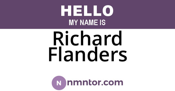 Richard Flanders