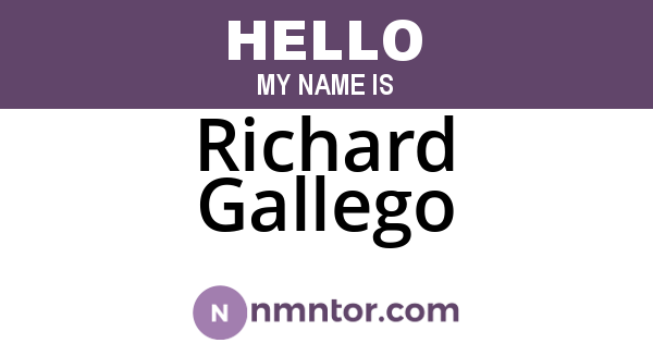 Richard Gallego
