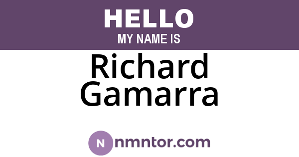 Richard Gamarra