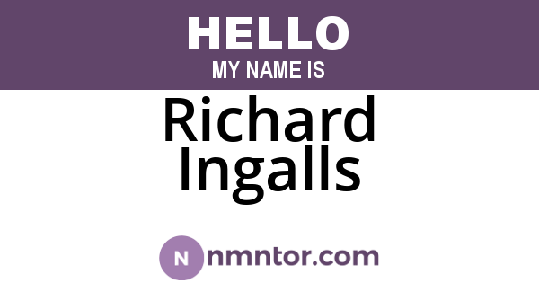 Richard Ingalls