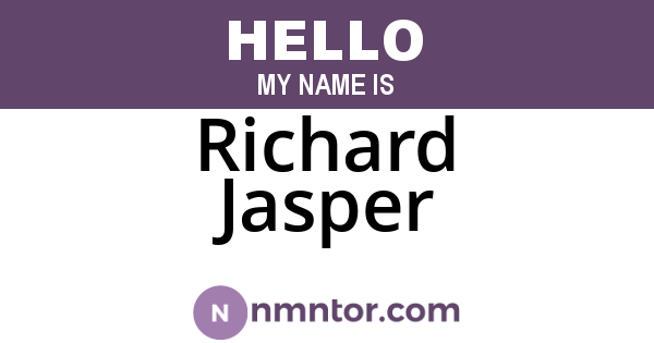 Richard Jasper