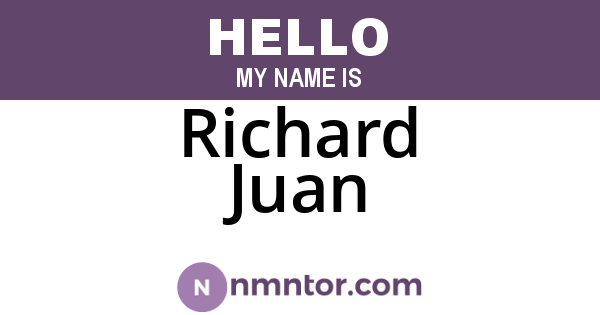 Richard Juan