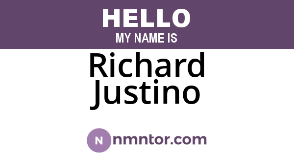 Richard Justino