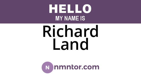 Richard Land
