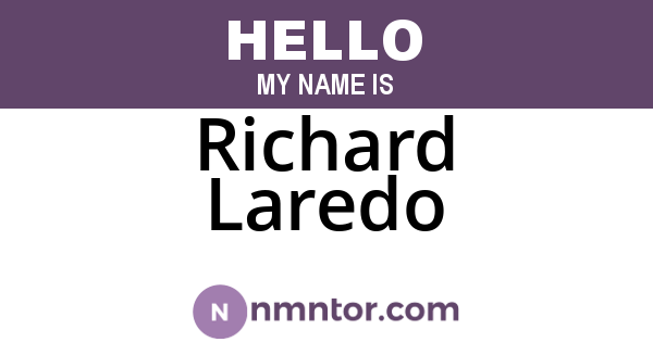 Richard Laredo