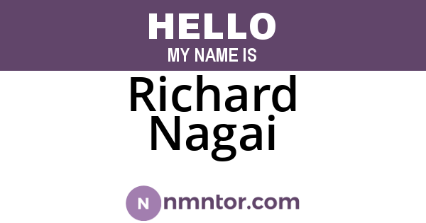 Richard Nagai