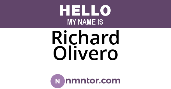 Richard Olivero