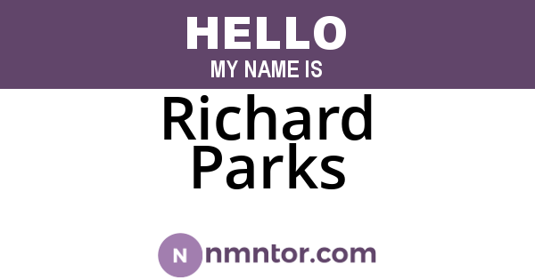 Richard Parks