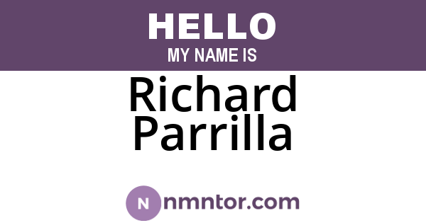 Richard Parrilla