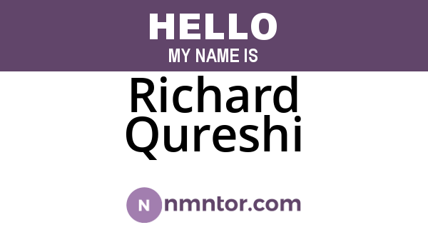 Richard Qureshi