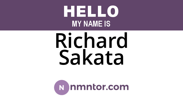 Richard Sakata