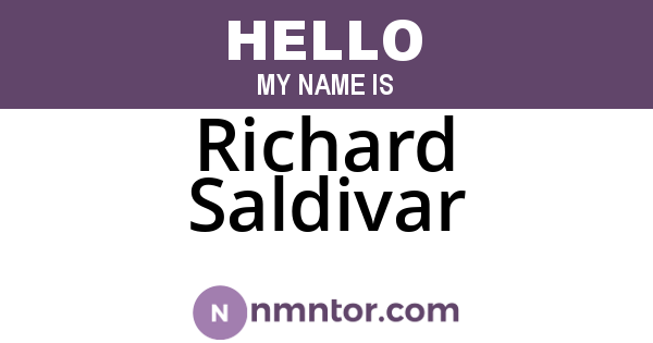 Richard Saldivar