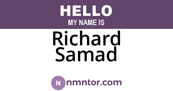 Richard Samad