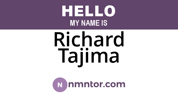 Richard Tajima