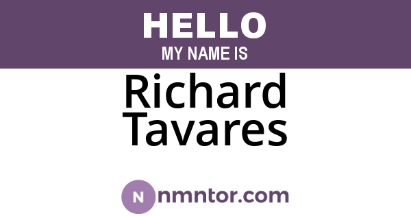 Richard Tavares
