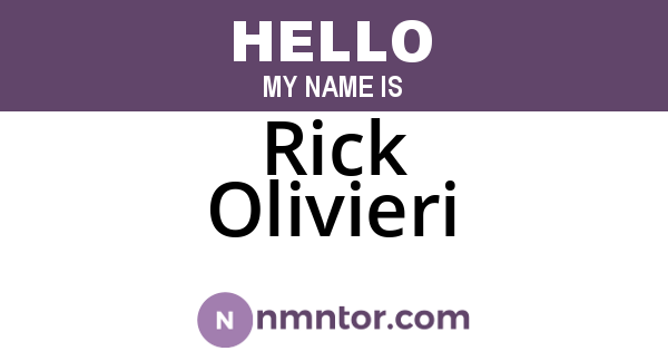 Rick Olivieri