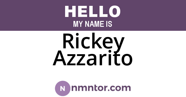 Rickey Azzarito