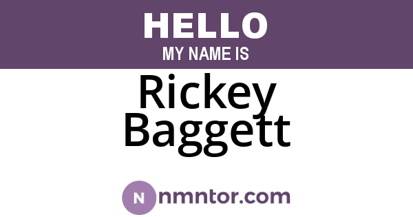 Rickey Baggett