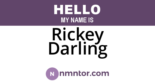 Rickey Darling