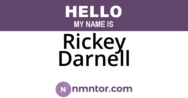 Rickey Darnell