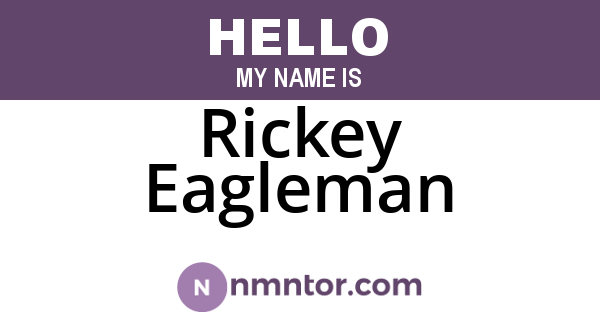 Rickey Eagleman
