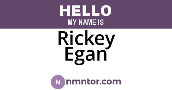 Rickey Egan
